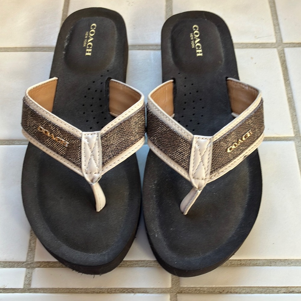 Coach Flip Flops
